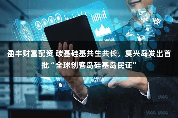 盈丰财富配资 碳基硅基共生共长，复兴岛发出首批“全球创客岛硅基岛民证”